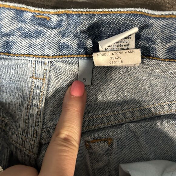 Calvin Klein Womens Jeans 5 Bootcut Y2K Double Stone Wash Mid Rise Blue - Picture 12 of 16